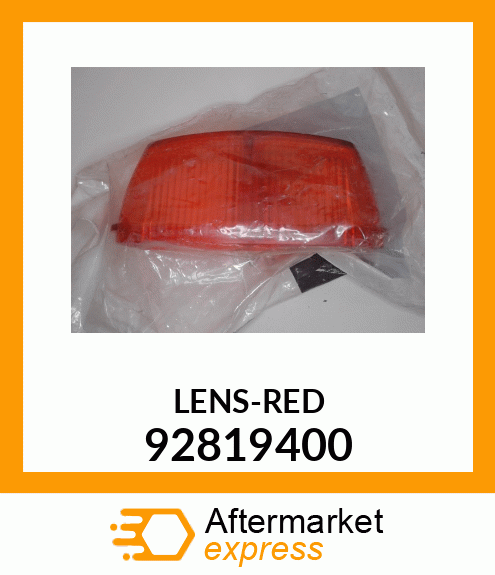 LENS-RED 92819400