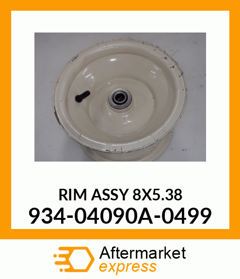 RIM ASSY 8X5.38 934-04090A-0499