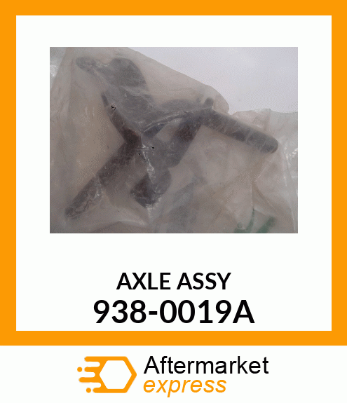 AXLE ASSY 938-0019A