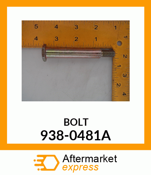 BOLT 938-0481A