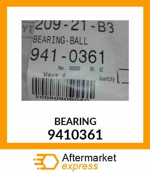 BEARING 9410361