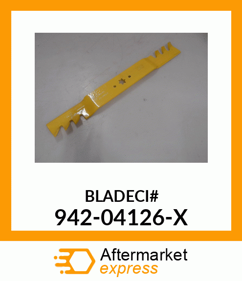 BLADECI# 942-04126-X