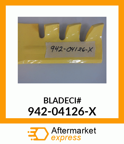 BLADECI# 942-04126-X