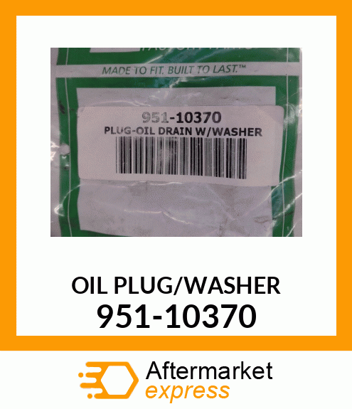 OIL PLUG/WASHER 951-10370