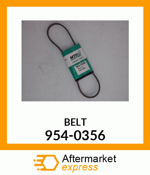 BELT 954-0356