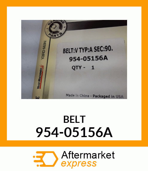 BELT 954-05156A