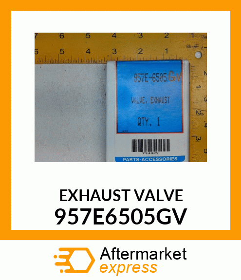 EXHAUST VALVE 957E6505GV