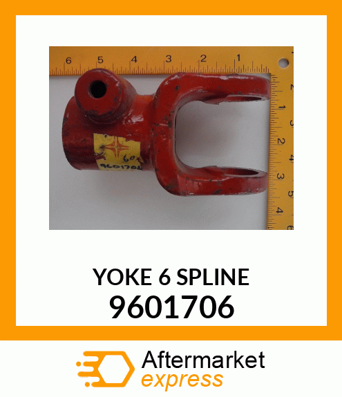 YOKE 6 SPLINE 9601706