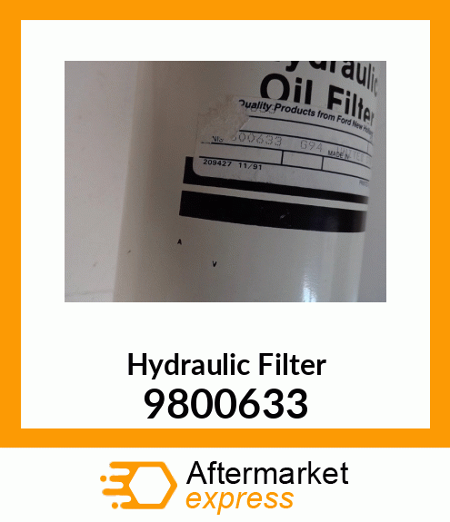 Hydraulic Filter 9800633