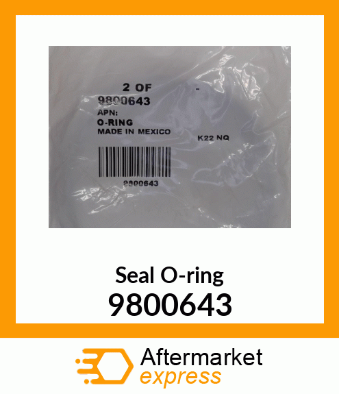 Seal O-ring 9800643
