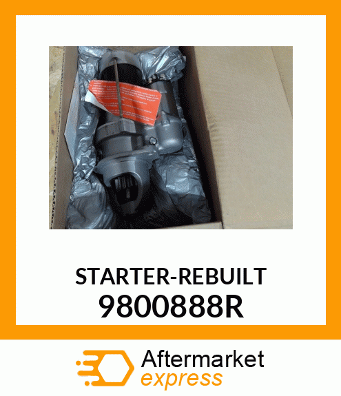 STARTER-REBUILT 9800888R