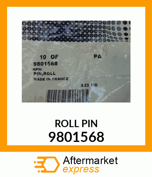 ROLL PIN 9801568