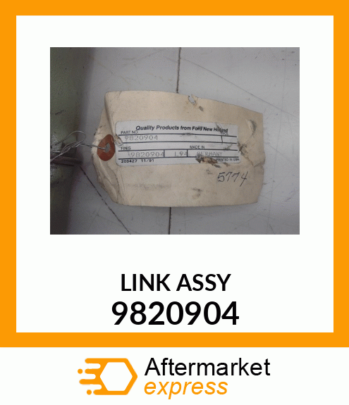 LINK ASSY 9820904