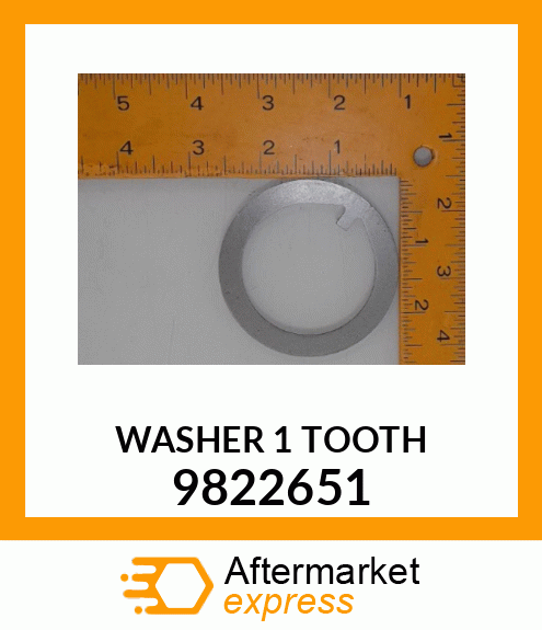 WASHER 1 TOOTH 9822651