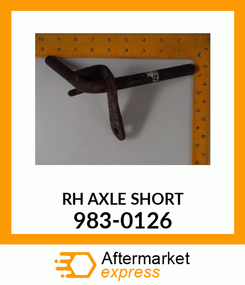 RH AXLE SHORT 983-0126