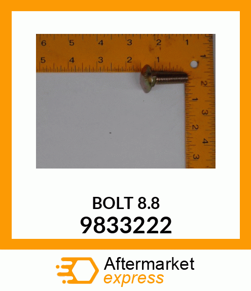 BOLT 8.8 9833222