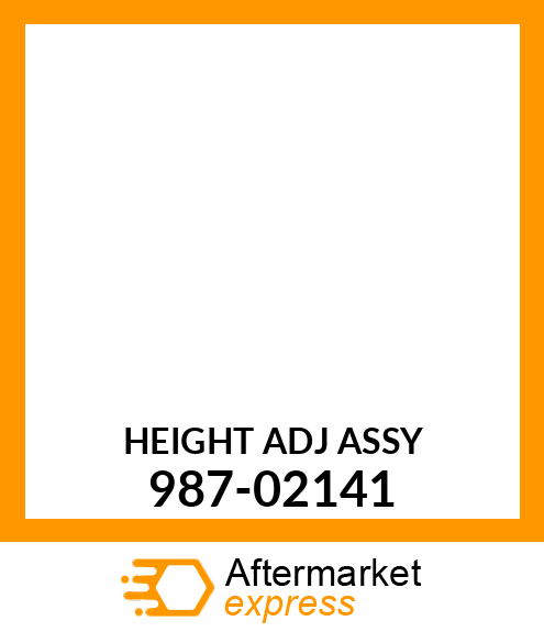 HEIGHT ADJ ASSY 987-02141