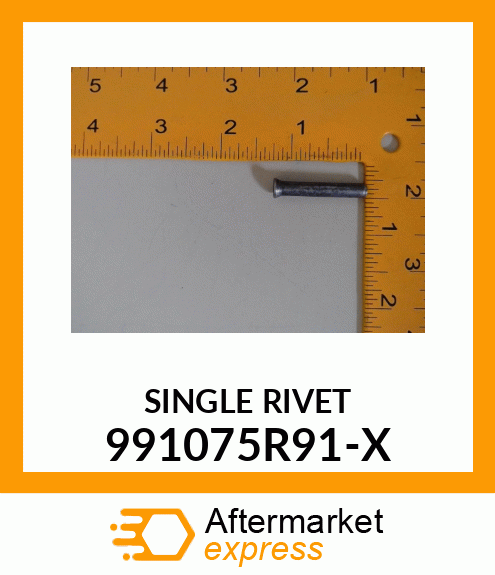 SINGLE RIVET 991075R91-X