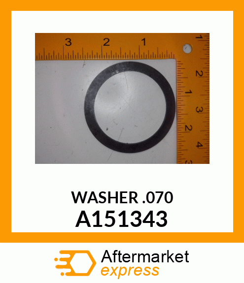 WASHER .070 A151343