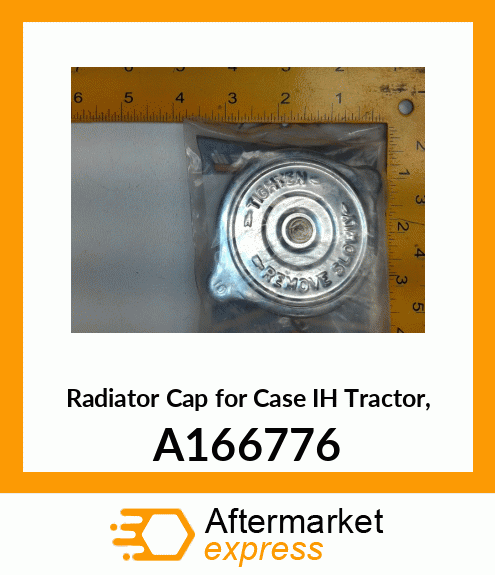 Radiator Cap for IH Tractor, A166776 A166776