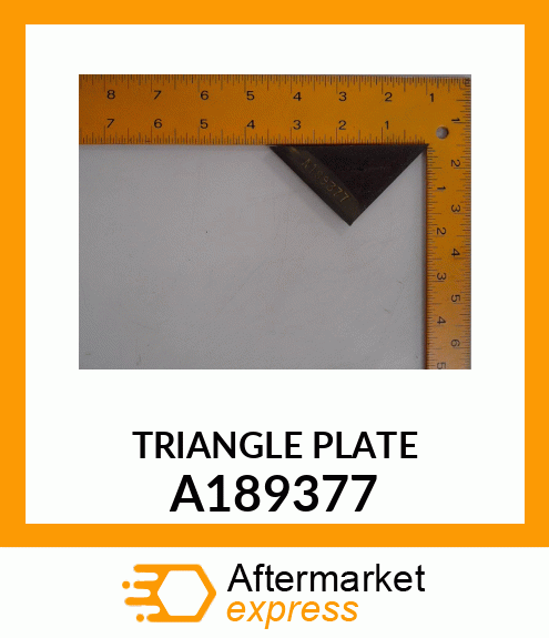 TRIANGLE PLATE A189377