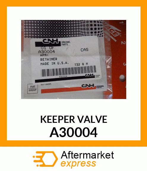 KEEPER VALVE A30004