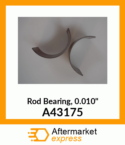 Rod Bearing, 0.010" A43175