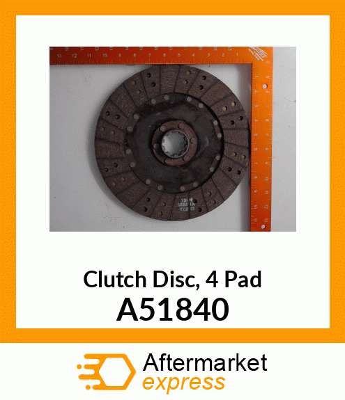 Clutch Disc, 4 Pad A51840