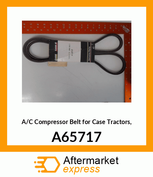 A/C Compressor Belt for Tractors, A65717 A65717