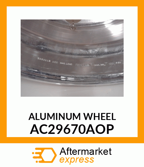 ALUMINUM WHEEL AC29670AOP