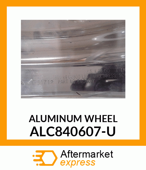 ALUMINUM WHEEL ALC840607-U