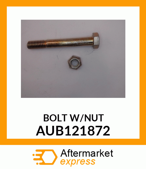 BOLT W/NUT AUB121872