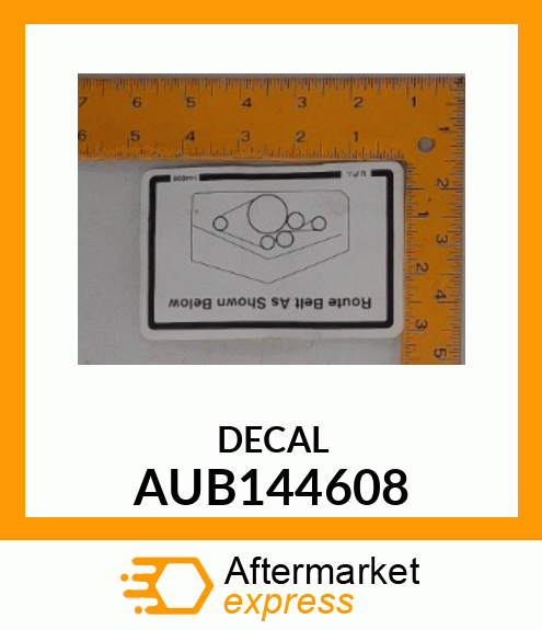 DECAL AUB144608