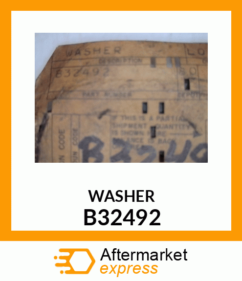 WASHER B32492