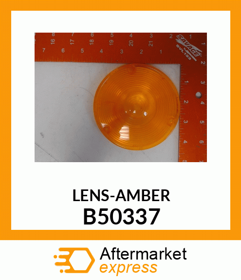 LENS-AMBER B50337