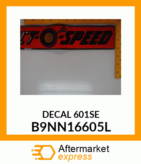 DECAL 601SE B9NN16605L