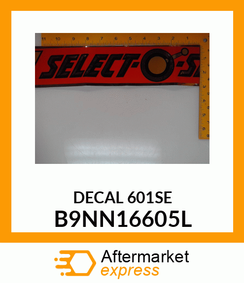 DECAL 601SE B9NN16605L