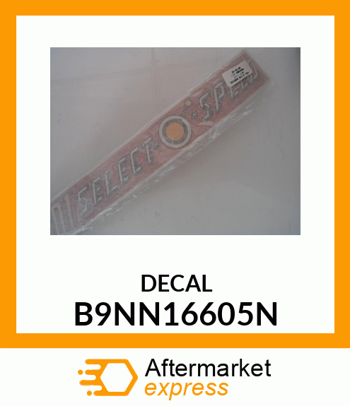 DECAL B9NN16605N