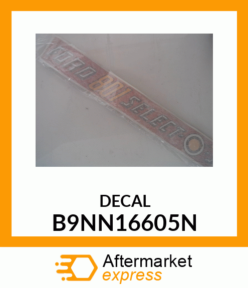 DECAL B9NN16605N