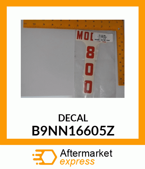 DECAL B9NN16605Z