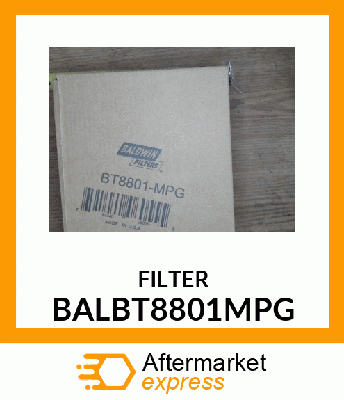 FILTER BALBT8801MPG