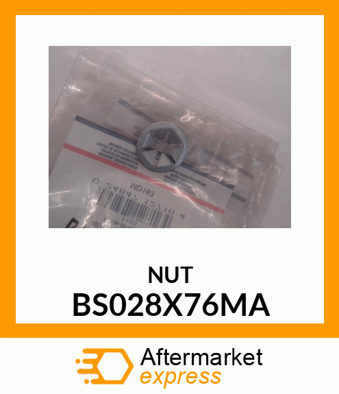 NUT BS028X76MA