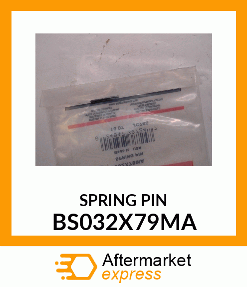 SPRING PIN BS032X79MA