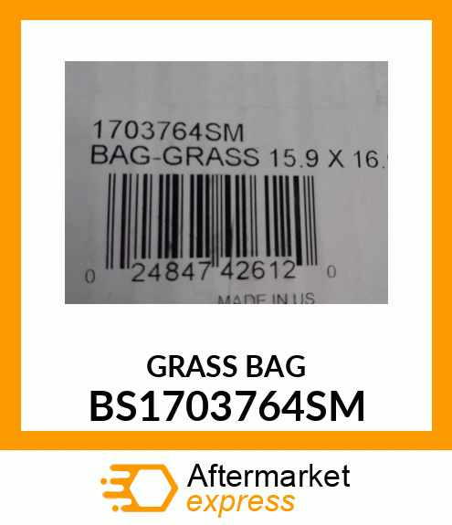 GRASS BAG BS1703764SM