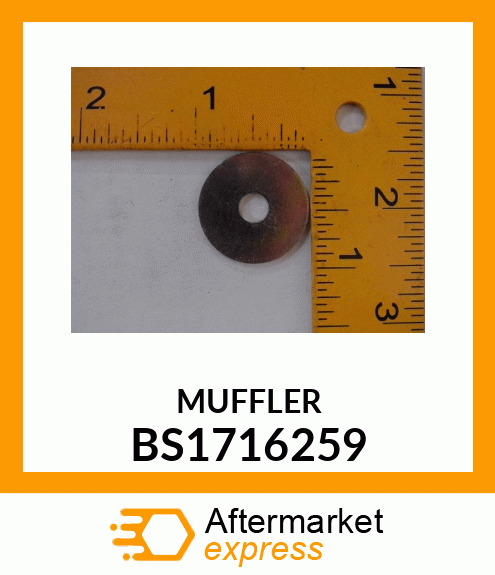 MUFFLER BS1716259