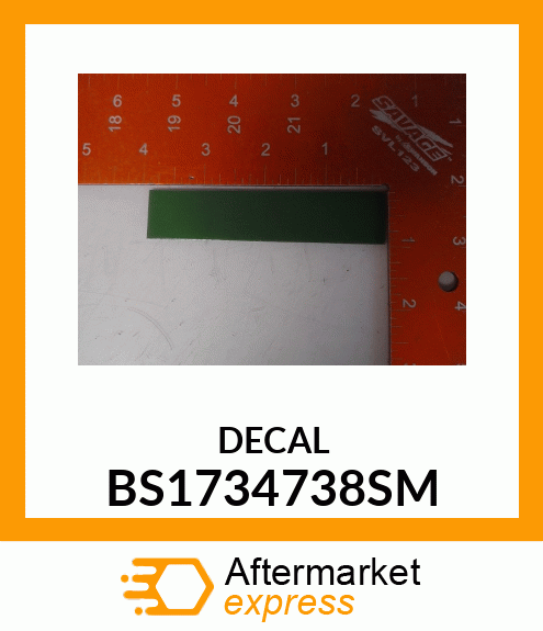 DECAL BS1734738SM