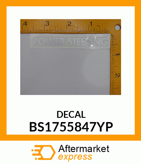 DECAL BS1755847YP