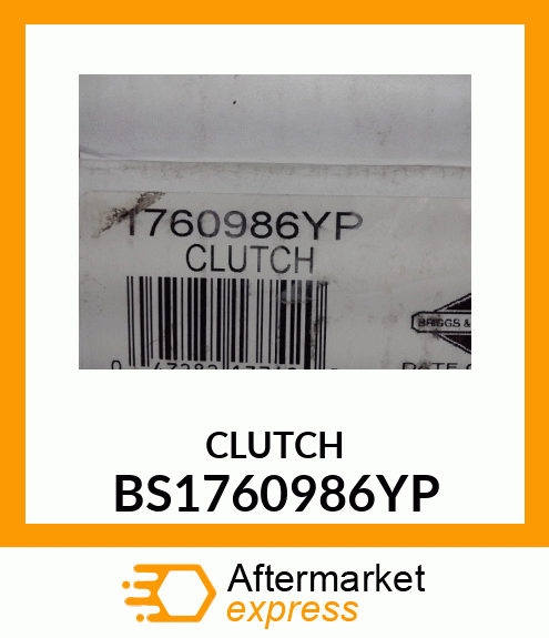CLUTCH BS1760986YP