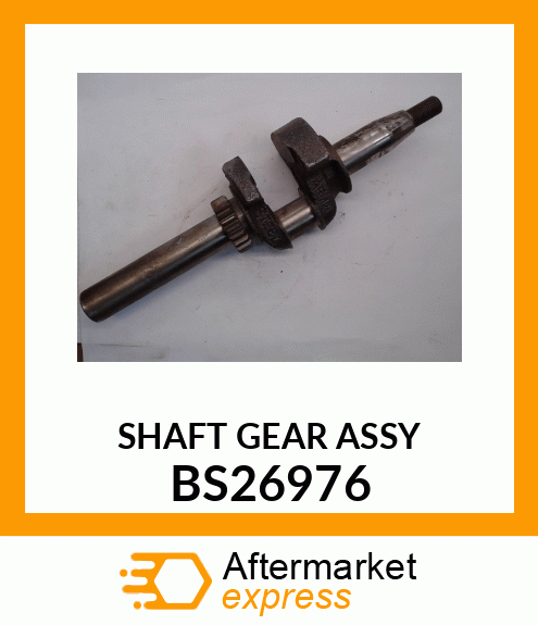 SHAFT GEAR ASSY BS26976