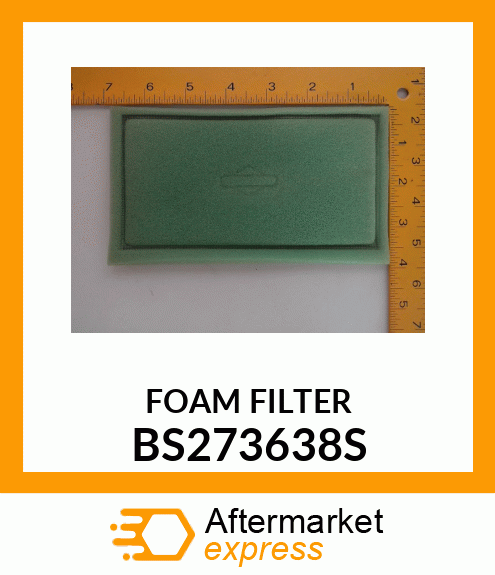 FOAM FILTER BS273638S